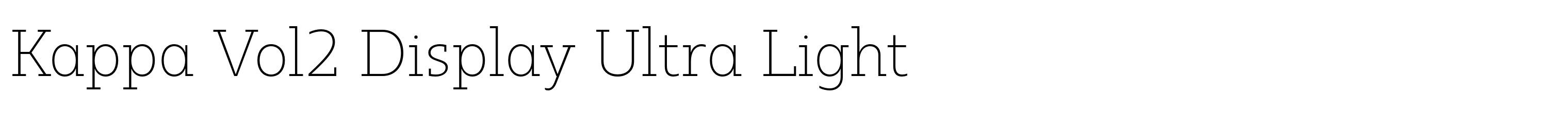 Kappa Vol2 Display Ultra Light